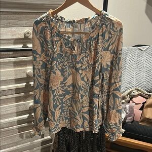 Floral Print Women's Top
